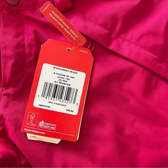 The North Face Freedom Insulated Pant in Cerise Pink - Picture 15 of 16